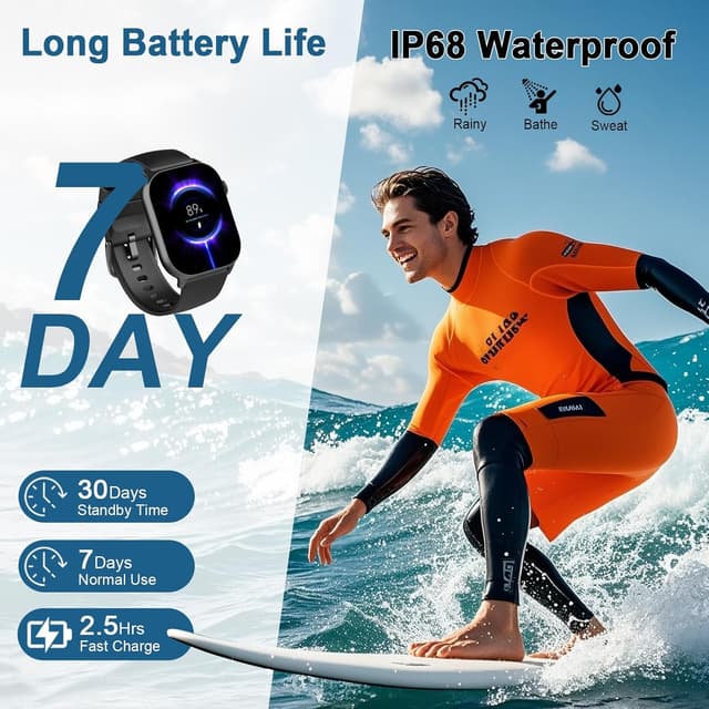 Thumbnail 6 de Montre Connectée 1.96" Smartwatch