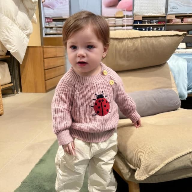 Thumbnail 2 de mimixiong Baby Toddler Knitted Sweater