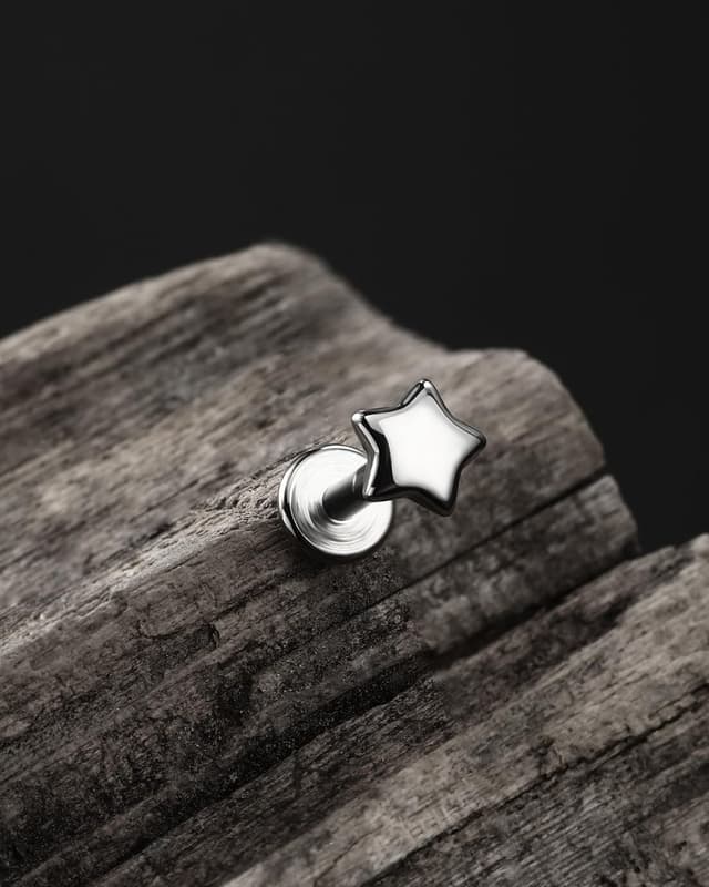 Thumbnail 4 de OUFER Lip Labret 16G 8mm Titane