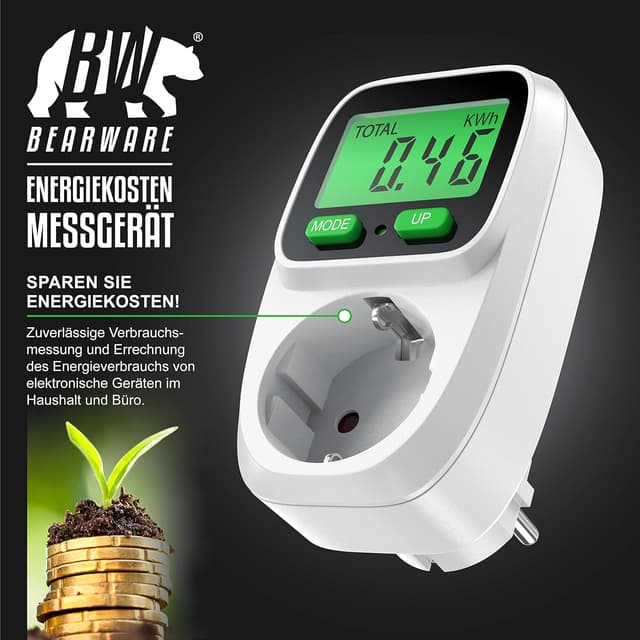 Thumbnail 4 de CSL Stromzähler Steckdose mit Hintergrundbeleuchtung