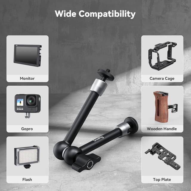 Thumbnail 5 de SMALLRIG 9.8-inch articulating magic arm for monitors