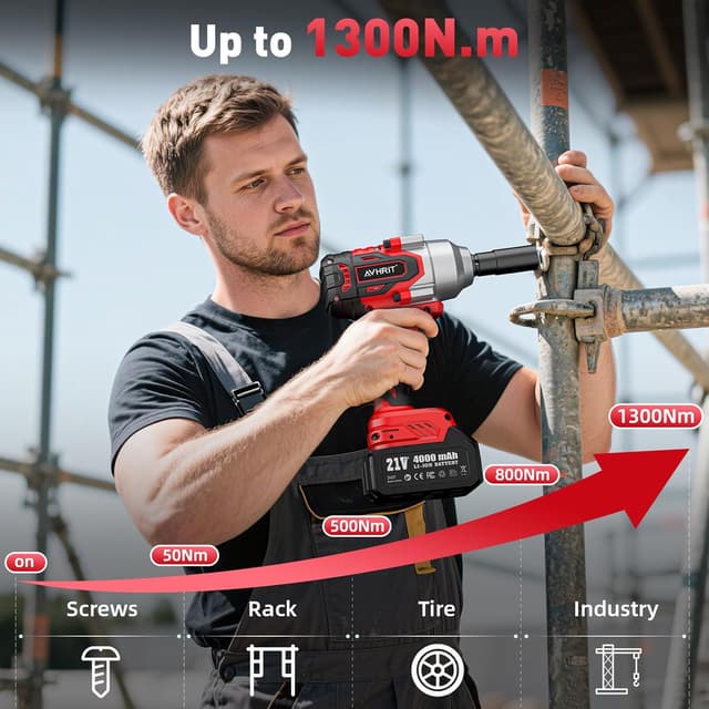 Thumbnail 1 de Avhrit Akku Schlagschrauber 1300 N.m