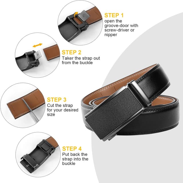 Thumbnail 3 de flintronic Cintura in Pelle 3,5 cm 130 cm