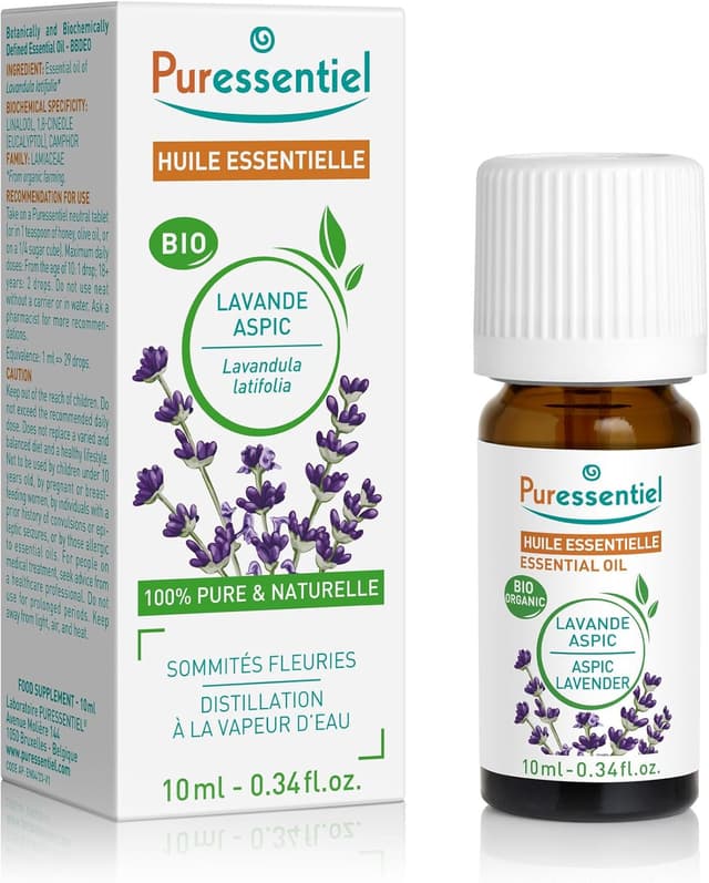 Detalle de Puressentiel Aceite esencial de Espliego 10 ml