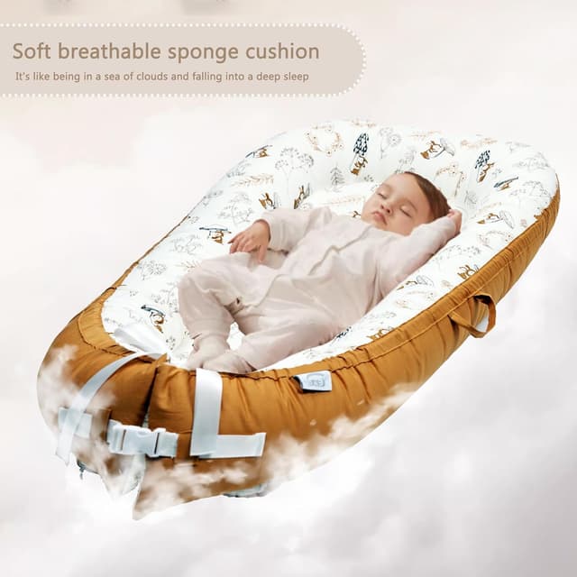 Thumbnail 3 de EAQ Baby Lounger Baby Nest 36×26×10cm 💤