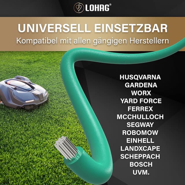 Detalle de lohag® 150 m Universal Begrenzungskabel für Mähroboter (2,7 mm)