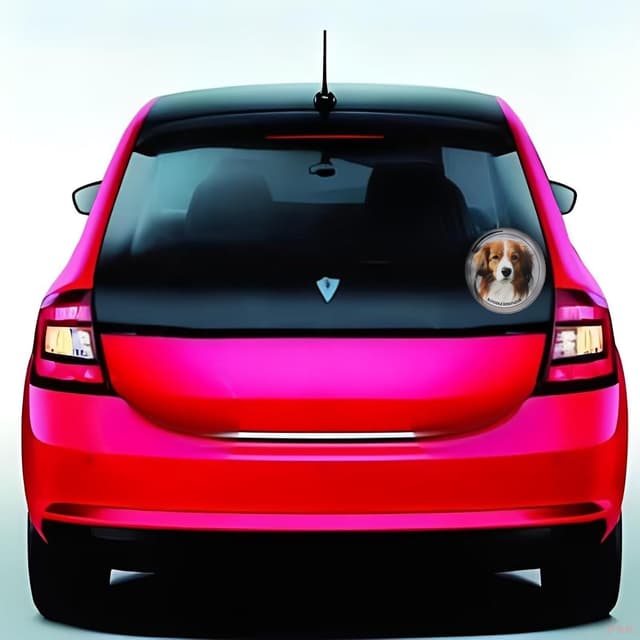 Thumbnail 5 de Autoaufkleber Kooikerhondje 18 cm Reflexion