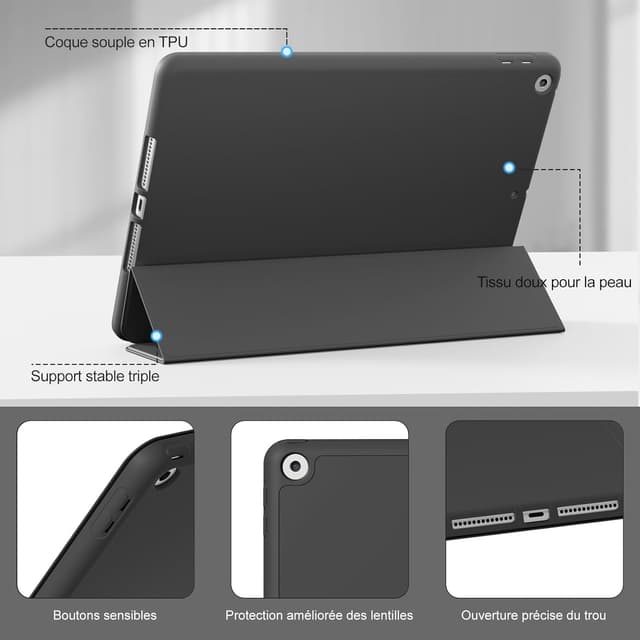 Detalle 2 de ZOPSGYU Coque iPad 10,2 pouces 2021