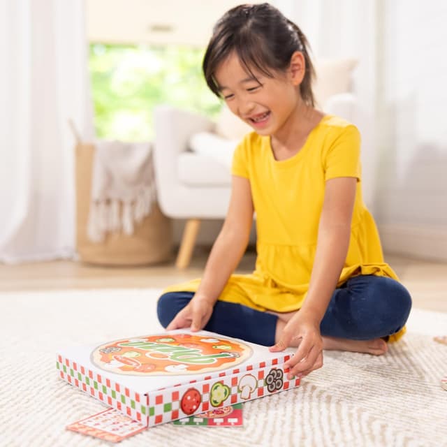 Detalle de Jeux de lancer garnitures pizza Melissa & Doug ⚙