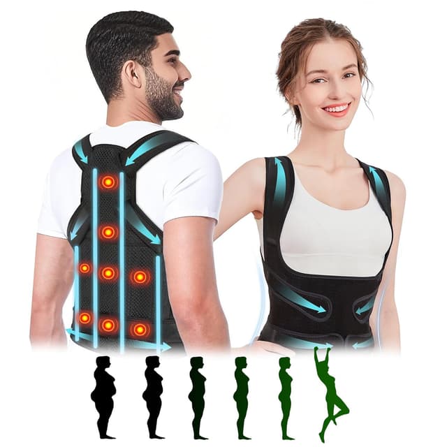 Detalle de 8 Magnete Rücken Geradehalter Haltungskorrektur 🧍
