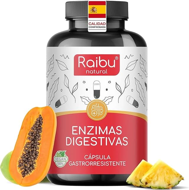 Imagen de Raibu Enzimas Digestivas Potentes con Probióticos, 90 Cápsulas en OfertitasTOP