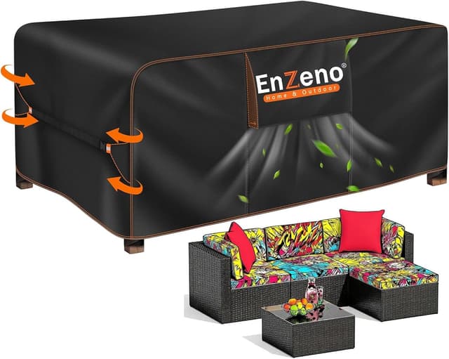 Thumbnail 6 de Enzeno Garden Furniture Cover 190x80cm ☂