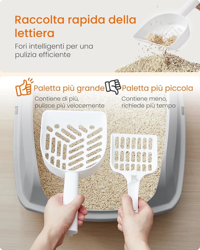 Thumbnail 4 de Feandrea Vassoio Lettiera XL Grigio Ardesia