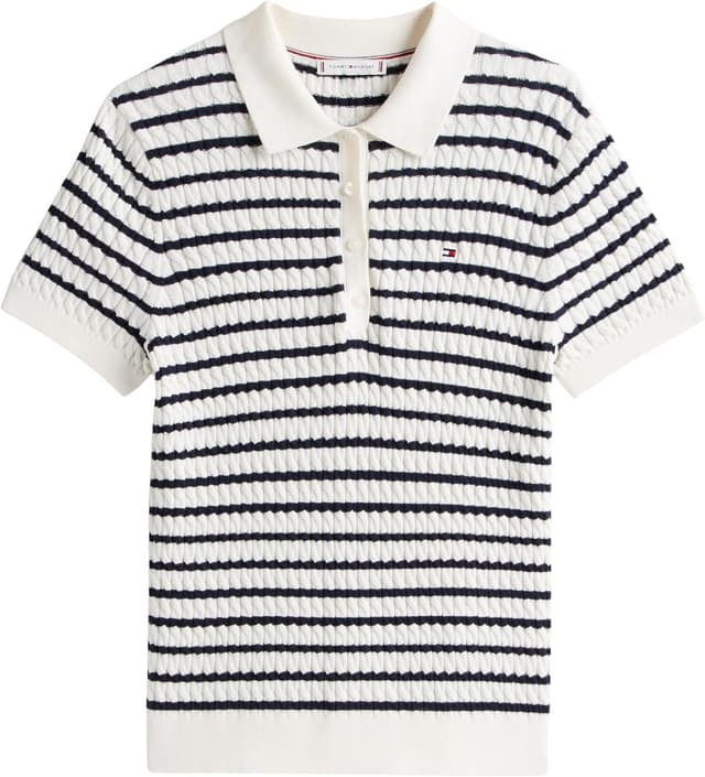 Detalle 2 de Tommy Hilfiger polo donna in cotone