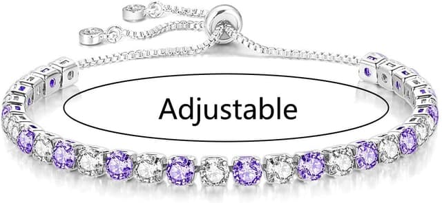 Detalle 2 de Mieoyue S925 Silver Bracelet Adjustable 16–20 cm