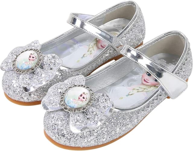 Detalle de Eleasica Chaussures Fille Princesse Talons Plats