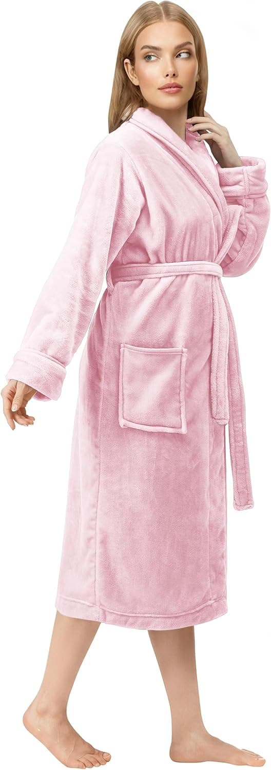 Thumbnail 2 de NY Threads Morgenmantel Damen Fleece Plüsch Weich