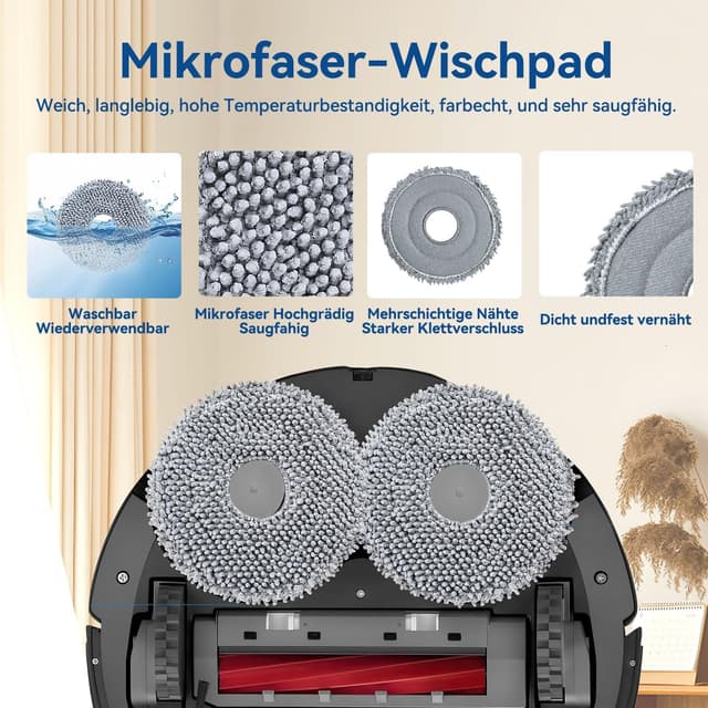 Detalle 2 de Roborock Qrevo Zubehör 22 Stück