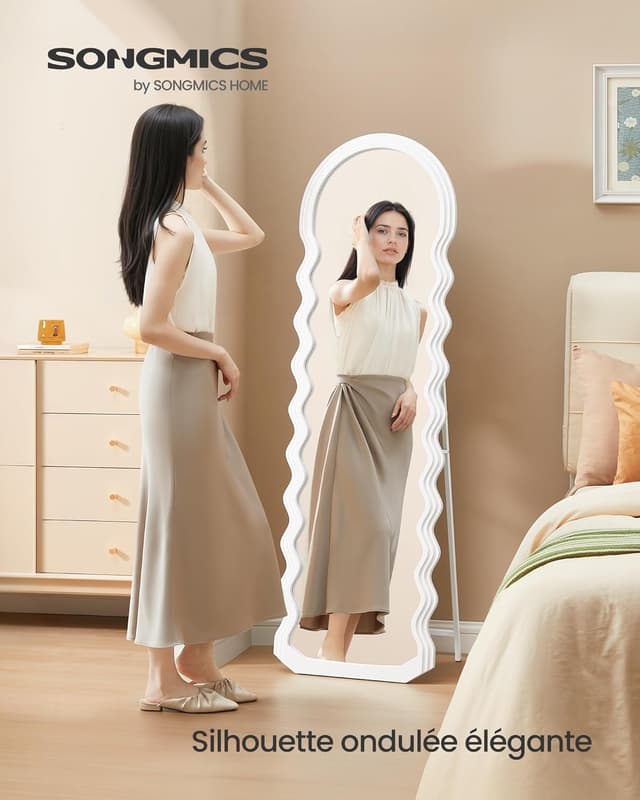 Detalle 2 de SONGMICS Miroir complet 160 x 50 cm