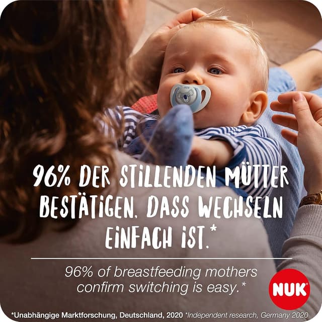 Thumbnail 1 de NUK Star Day & Night 6–18 Months baby dummy