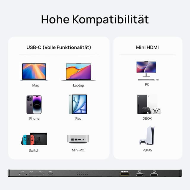 Thumbnail 6 de ARZOPA Z1C tragbarer Monitor 16,1"