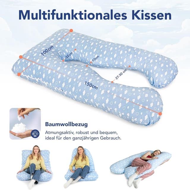 Detalle de Coussin de grossesse 100x150 MKS