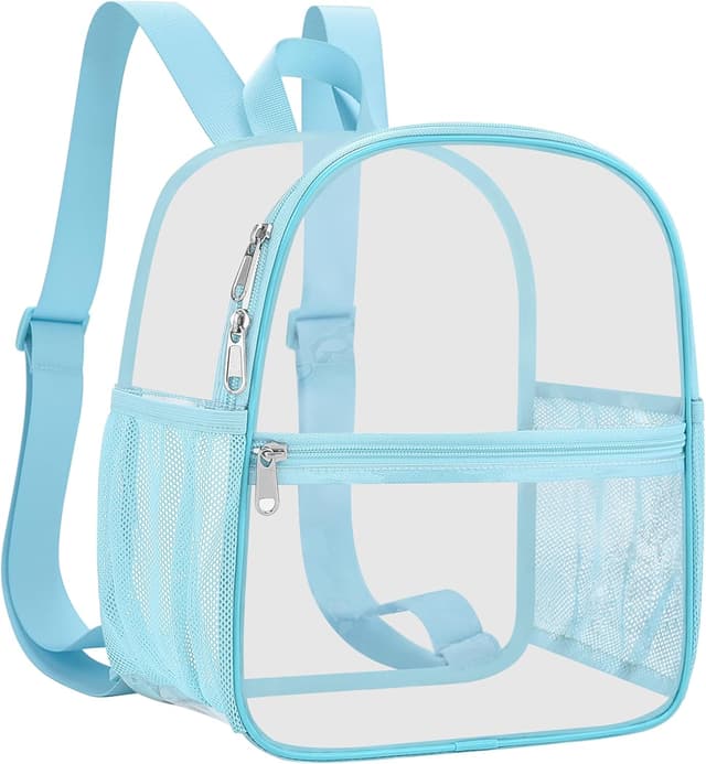 Detalle de USPECLARE Clear Backpack Stadium Approved (12" x 11" x 6")