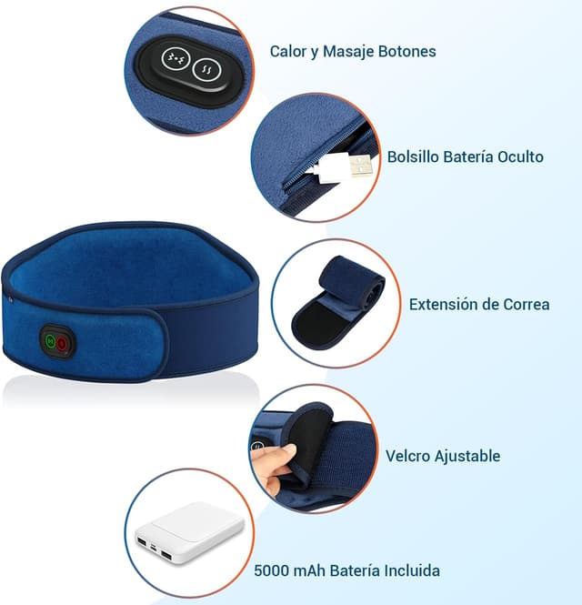 Thumbnail 5 de Comfytemp Almohadilla Térmica Lumbar 18x147cm