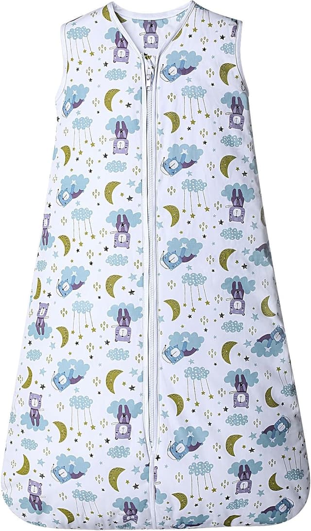 Detalle de Lictin Baby Sleep Bag 1.0 Tog Cotton (Sleeveless) with Adjustable Length, 18–36M