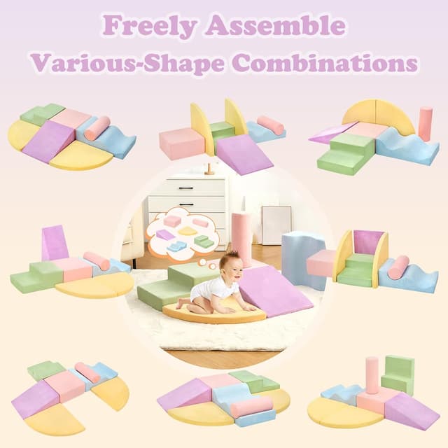 Thumbnail 2 de QUCHI 7-Piece Climbing Blocks for Toddlers