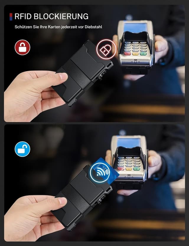 Thumbnail 4 de Kartenetui Aluminium Slim 12 Karten 💳