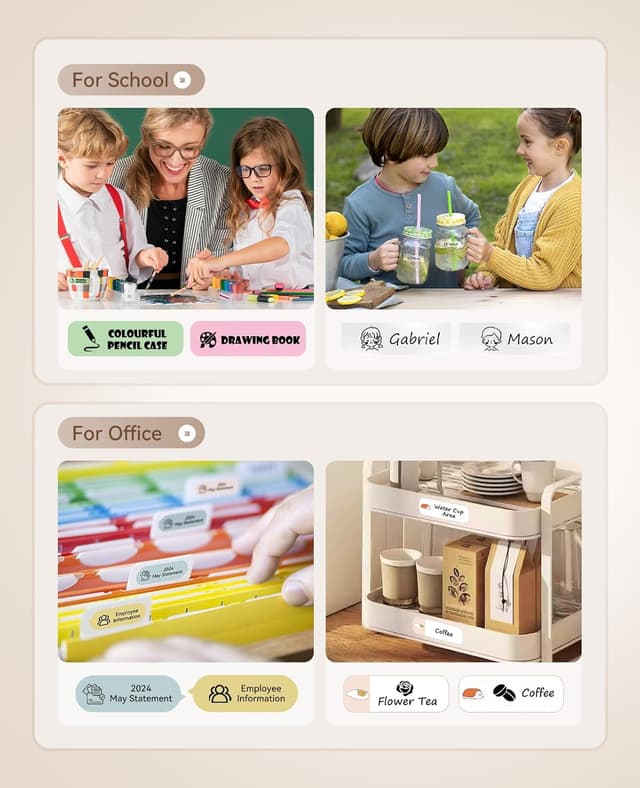 Detalle de NIIMBOT D110 Bluetooth Label Printer 1"