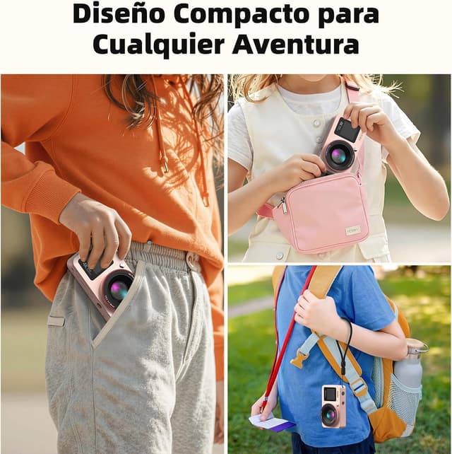 Thumbnail 4 de Cámara Digital 4K 64MP Zoom 18x para principiantes