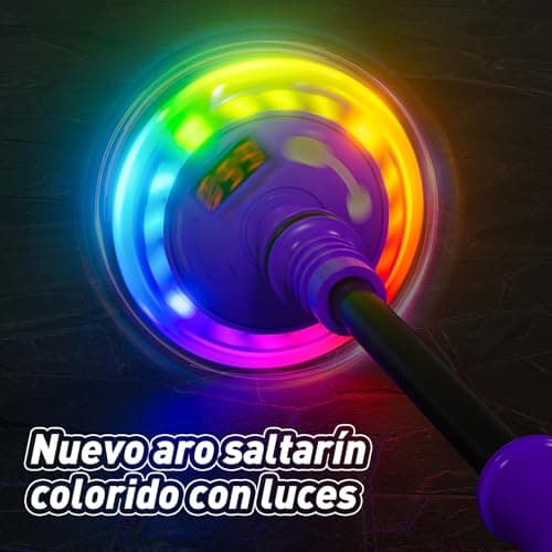 Detalle 1 de Hot Bee Skip It recargable violeta 11 años