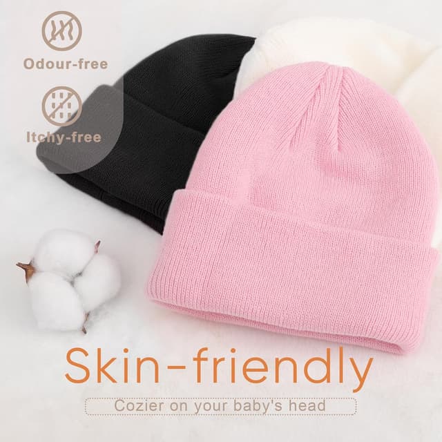 Detalle 1 de DRESHOW Toddler Beanie for 3-6 Years