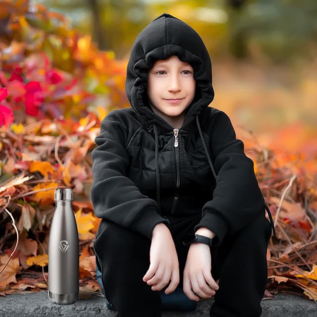 Detalle de Gourde Isotherme 500 ml en inox double paroi Isotherme (sans BPA) – réutilisable et étanche