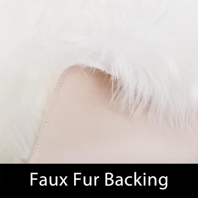Detalle 2 de Latepis Area Rugs 6x9 Faux Fur Sheepskin Rug