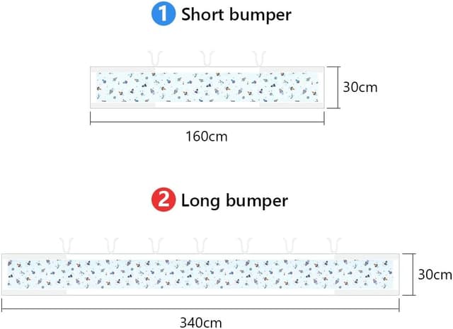 Detalle de Aolso Cot Bumper Rocket: breathable mesh cot liner with 2-piece rail covers
