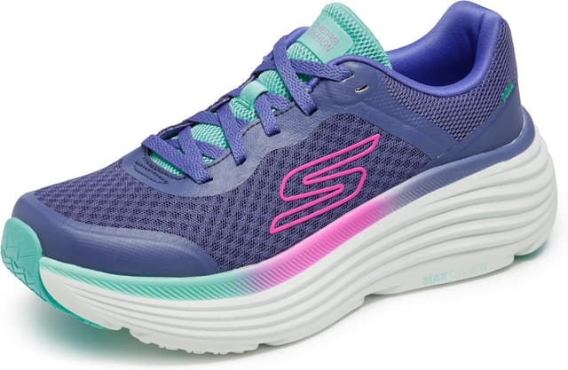 Detalle de Skechers MAX Cushioning Endeavour Canova para mujer (azul claro) talla 36
