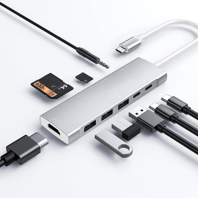 Detalle de USB-C Hub 9-in-1 für iPad Pro 13 Zoll