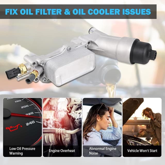 Thumbnail 6 de 926-959 Aluminum Oil Filter Housing Kit 3.6L