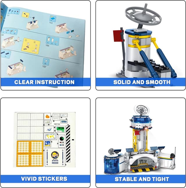 Detalle 2 de Sitodier Space Base 824pc building set