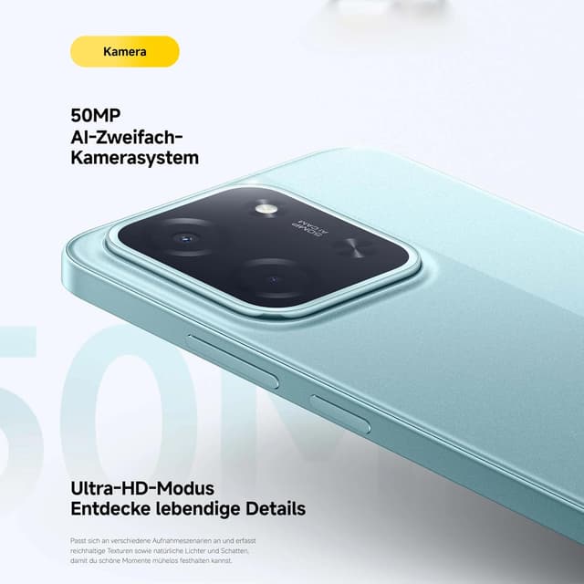 Detalle 2 de Xiaomi POCO C85 (8+256GB) Smartphone mit 6,9“-120Hz-Display und 6.000mAh Akku in Schwarz