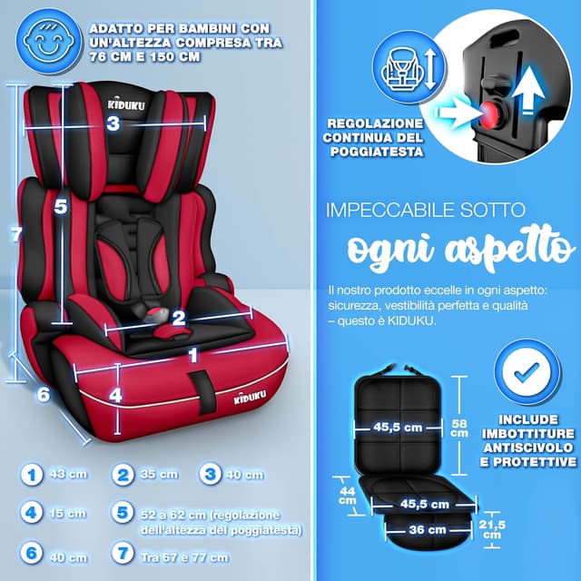 Thumbnail 4 de KIDUKU Seggiolino auto 9-36 kg