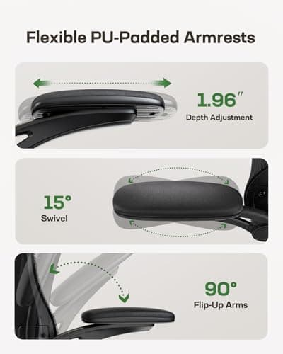 Thumbnail 4 de Marsail Silla de Oficina ergonómica 136 kg