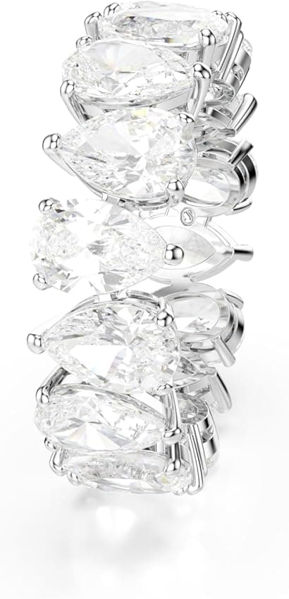Detalle de Swarovski Matrix Vittore anillo Blanco Talla pera