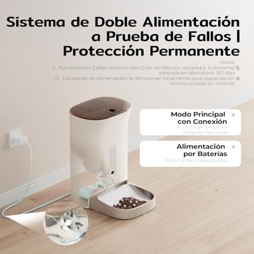 Thumbnail 7 de Distributeur Croquettes Chat 4,5L avec caméra HD