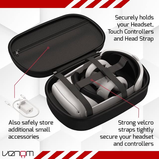 Detalle de Venom Carry Case for Quest 2