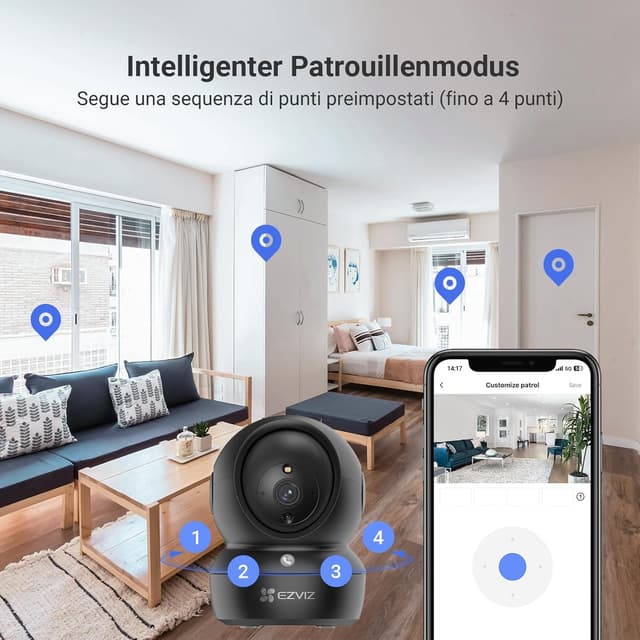 Thumbnail 6 de EZVIZ C6N Pro 2K WLAN-Überwachungskamera