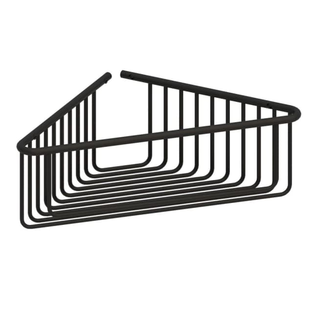 Detalle de Beltrán Jabonera rinconera de rejilla profunda para atornillar